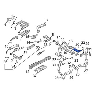 Audi OE - Instrument Panel Air Duct