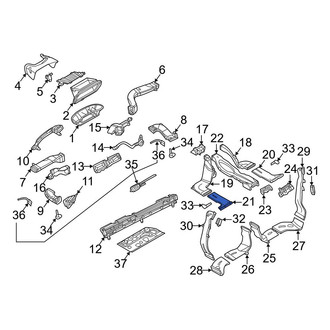 Audi OE - Instrument Panel Air Duct