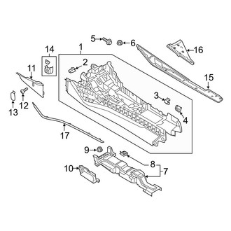 Audi OE - Console (Covers & Components, Lower)