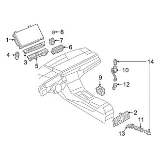 Audi OE - Console (Switches & Controls), (Premium / Premium Plus / Prestige)