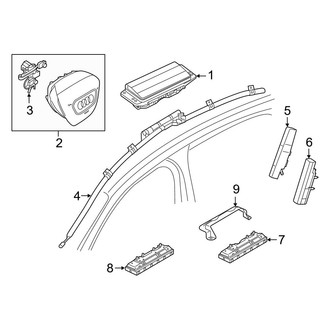 Audi OE - Restraint Systems - Air Bag Components (Air Bags)