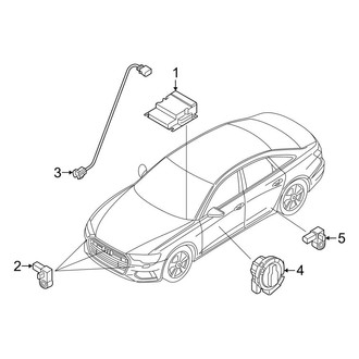Audi OE - Restraint Systems - Air Bag Components (Modules and Sensors)