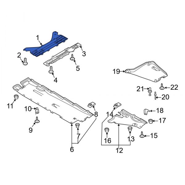 Floor Pan Crossmember