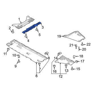 Audi OE - Rear Floor Pan Crossmember