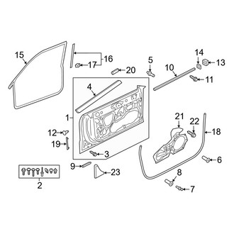 Audi OE - Front Door - Door & Components