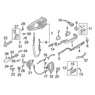 Audi OE - Front Door - Lock & Hardware