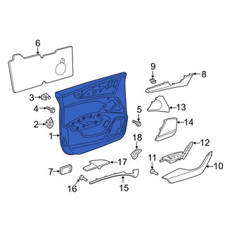 Audi OE - Front Right Inner Door Interior Trim Panel