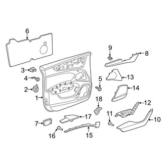 Audi OE - Front Door - Interior Trim (Door Panel & Trim)