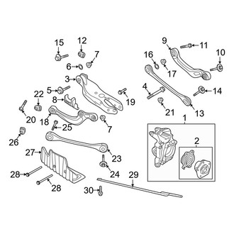 Audi OE - Rear Suspension - Suspension Components