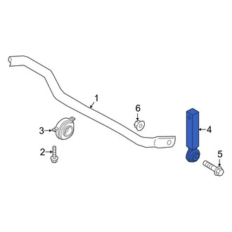 Audi OE - Front Suspension Stabilizer Bar Link