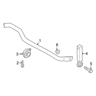 Audi OE - Rear Suspension - Stabilizer Bar & Components (Premium / Premium Plus / Prestige)