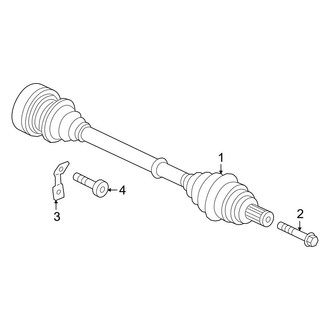 Audi OE - Rear Suspension - Drive Axles (Premium Plus / Prestige 2.0L)