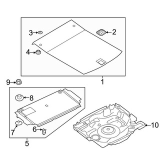 Audi OE - Rear Body & Floor - Interior Trim (Floor Trim)