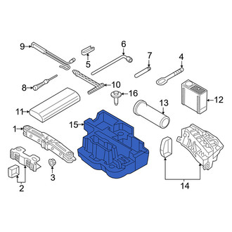 Audi OE - Rear Floor Storage Compartment