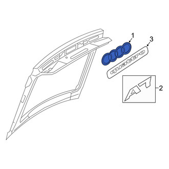 Audi OE - Rear Hatch Emblem