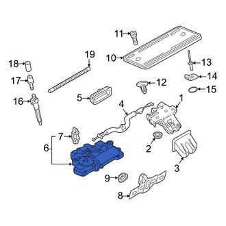 Audi OE - Rear Liftgate Lift Support