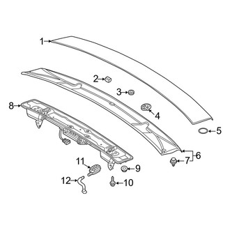 Audi OE - Lift Gate - Spoiler