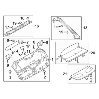Audi OE - Lift Gate - Interior Trim