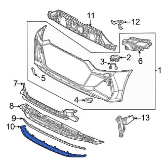 Audi OE - Front Lower Spoiler
