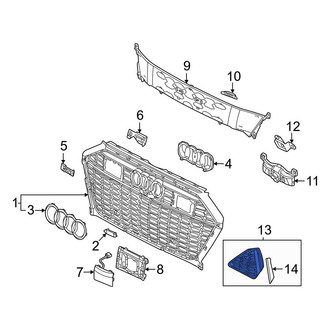 Audi OE - Front Left Lower Grille