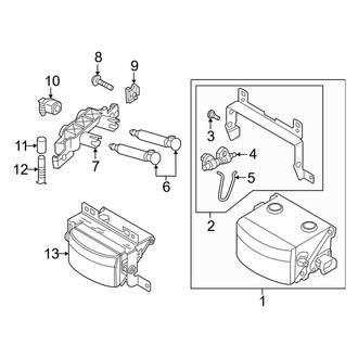 Audi OE - Front Bumper & Grille - Electrical Components (Laser Radar Sensor)