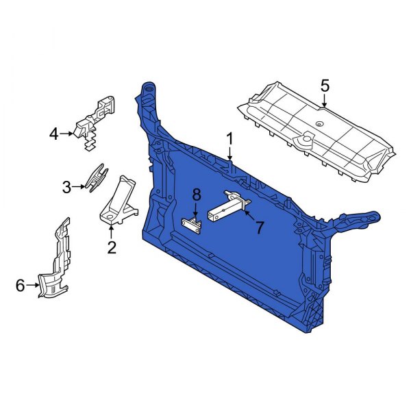 Radiator Support Panel