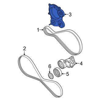 Audi OE - Accessory Drive Belt Tensioner Assembly
