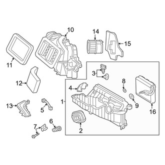 Audi OE - Air Conditioner & Heater - Blower Motor & Fan