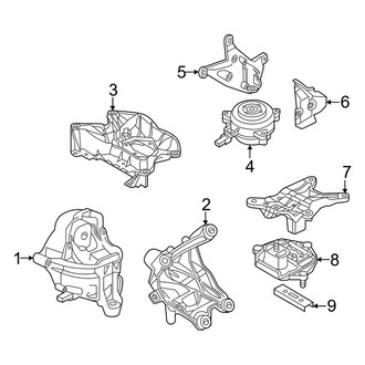 Audi OE - Engine / Transaxle - Engine & Transmission Mounting