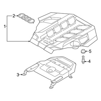Audi OE - Engine / Transaxle - Engine Appearance Cover