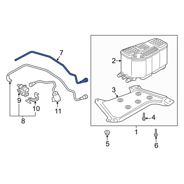 Evaporative Emissions System Lines