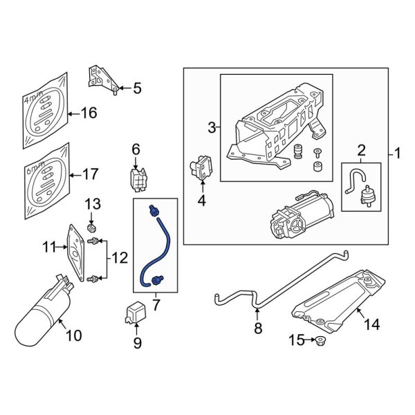 Air Suspension Compressor Line