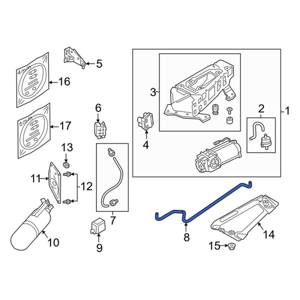 Air Suspension Compressor Line