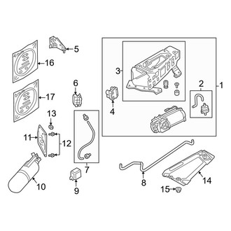 Audi OE - Front Suspension - Air Distribution System (W/O Dynamic Ride Control)