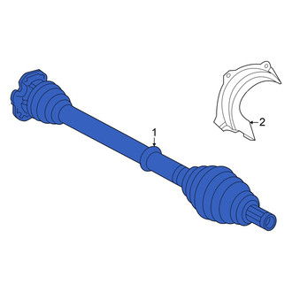 Audi OE - Front CV Axle Assembly
