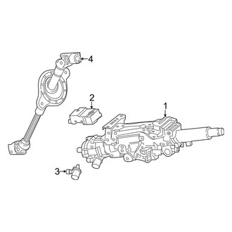 Audi OE - Steering Column Assembly (4.0L)
