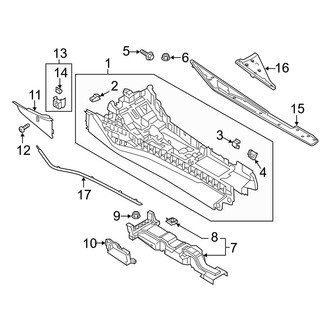 Audi OE - Console (Covers & Components, Lower)
