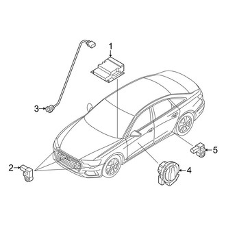 Audi OE - Restraint Systems - Air Bag Components (Modules and Sensors)