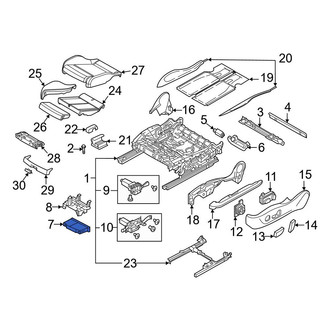 Audi OE - Front Power Seat Control Module