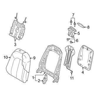 Audi OE - Seats & Tracks - Front Seat Components (Seat, Seat Back)