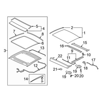 Audi OE - Roof - Sunroof
