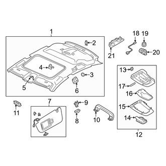Audi OE - Roof - Interior Trim
