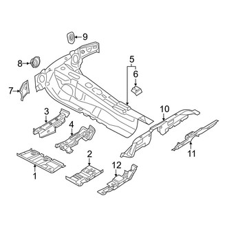Audi OE - Pillars, Rocker & Floor - Floor & Rails