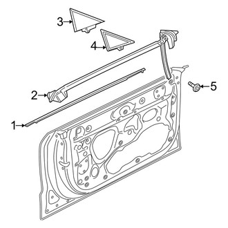 Audi OE - Front Door - Exterior Trim