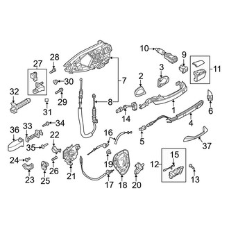 Audi OE - Front Door - Lock & Hardware