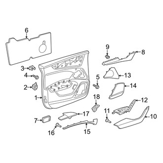 Audi OE - Front Door - Interior Trim (Door Panel & Trim)