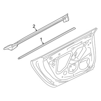 Audi OE - Rear Door - Exterior Trim