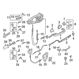 Audi OE - Rear Door - Lock & Hardware