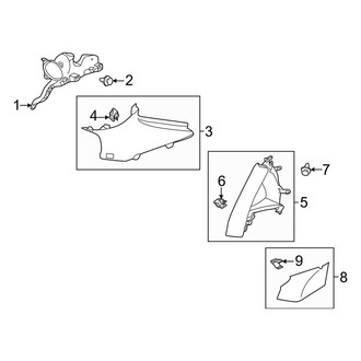 Audi OE - Quarter Panel - Interior Trim