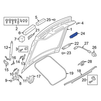 Audi OE - Rear Liftgate Latch Handle